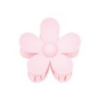 Haarklammer Gänseblümchen rosa, 7cm aus Kunststoff