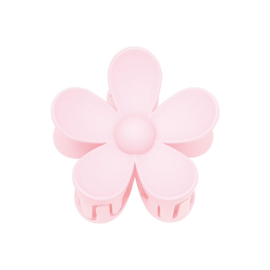 Haarklammer Gänseblümchen rosa, 7cm aus Kunststoff